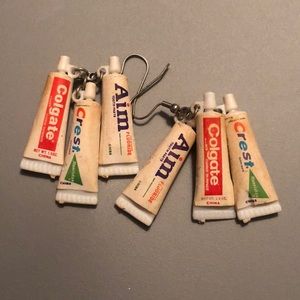 Vintage Toothpaste Earrings!